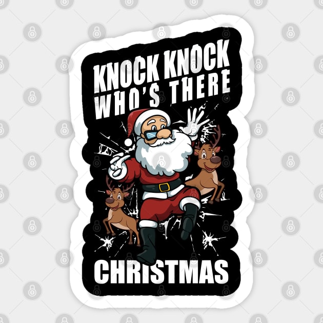 Who's There? Christmas Sticker by KsuAnn